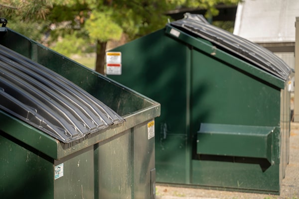 we offer lockable commercial dumpsters for added security and peace of mind